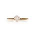 Inel de logodna din aur roz 18K cu diamante 0,17 ct., model Orsini 2694G